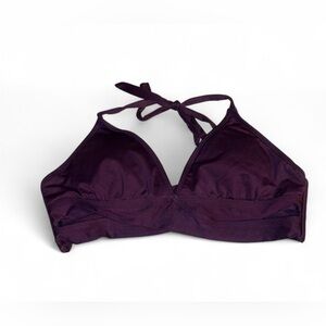 Purple Women's Halter Bikini Top